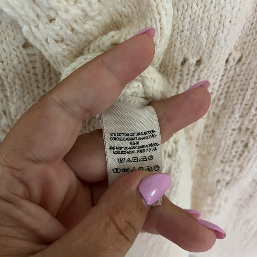 NWT Free People Hot Tropics V Neck Sweater - Picture 7 of 7